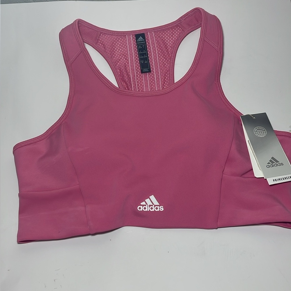 Adidas Women  Pink Sports Bra NWT